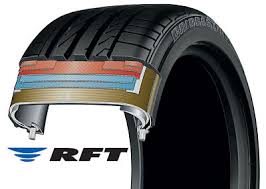 Hoe zit een Runflatband eruit Runflat band binnenzijde